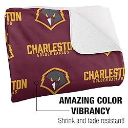 University of Charleston Logo Pattern Sherpa