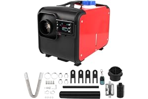 DOCAS Portable 12V 8000W Diesel Air Heater All in One Parking Heater Diesel Heater, w Remote Control/LCD Monitor for Trucks, Boats, Buses, Motorhome