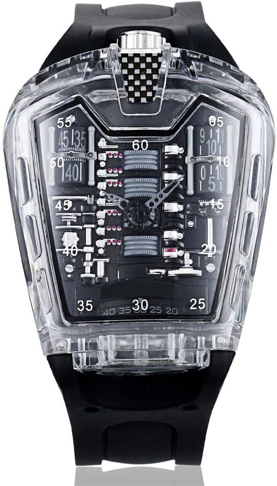 Men's Silicone Multifunction Sport Quartz Watch