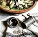 Bazaaranatolia Turkish Grinder, Spice Grinder, Salt Grinder, Pepper Mill 4.2'' (Dark Silver)