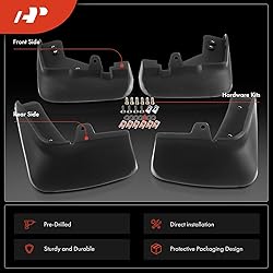 A-Premium Set of 4PCS Mud Flaps Splash Guards
