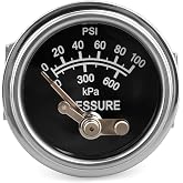 100 PSI Oil Pressure Gague 05703115 Fit for Murphy 20P-100 Construction Equipment
