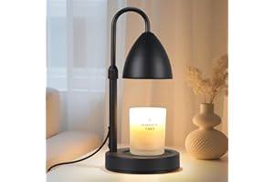 MRSZIRUI Candle Warmer Lamp with Timer Dimmable, Lamp Candle Warmer Birthday Gifts for Women, Black Adjustable Wax Melter Warmer for Jar Candles, House Warming Gift Home Decor