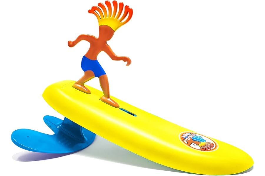 Surfer Dudes Classics Wave Powered Mini-Surfer and Surfboard Toy - Sumatra Sam