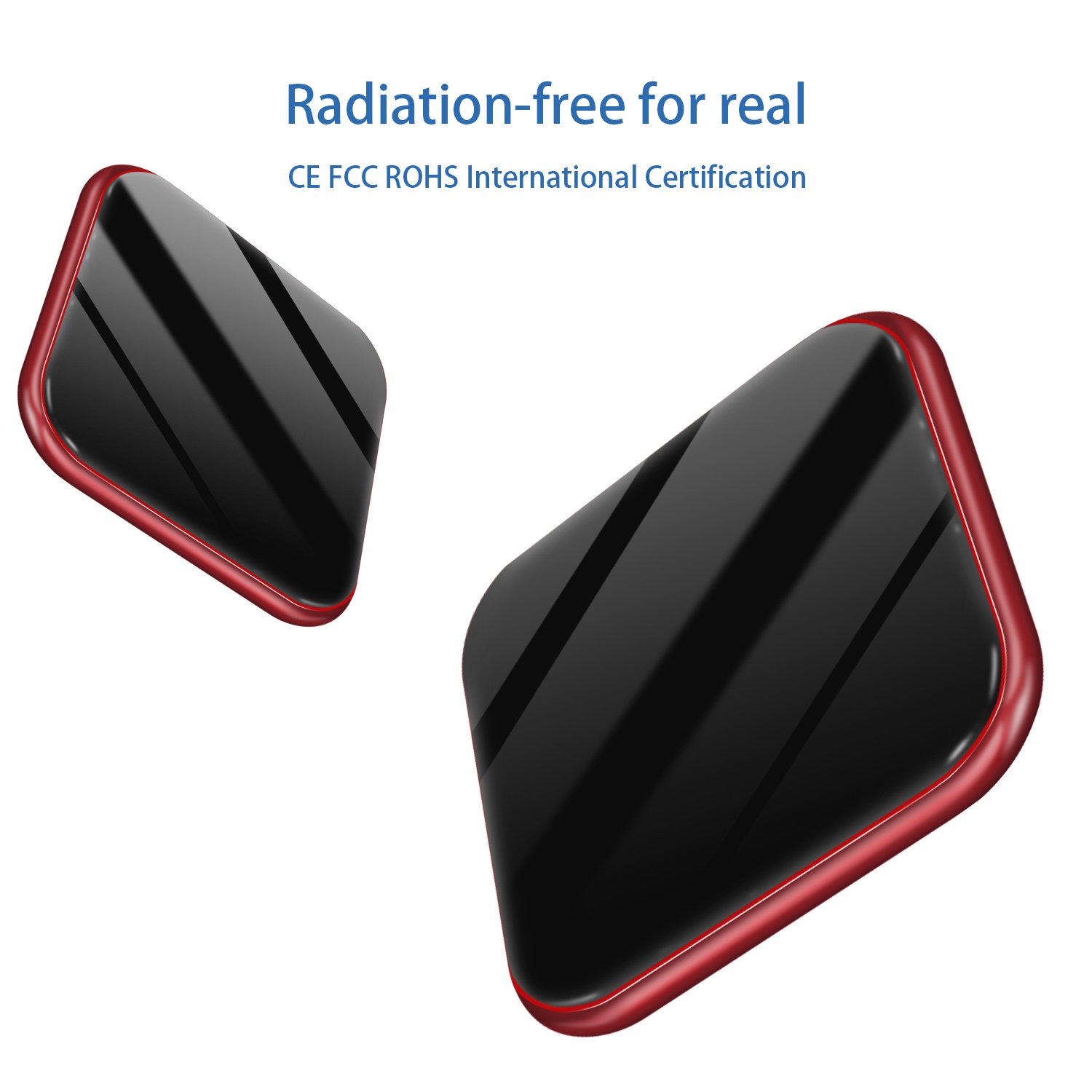 Caricatore senza fili, Caricabatterie a induzione Ricarica rapida ultra-sottile per iPhone X, iPhone 8/8 Plus, 7,5 w per Samsung S / S9 + / S8 / S8 + / S7 / S6 / Nota 8, Stazione di ricarica induttiva Caricabatterie Qi Pad wireless (adattat