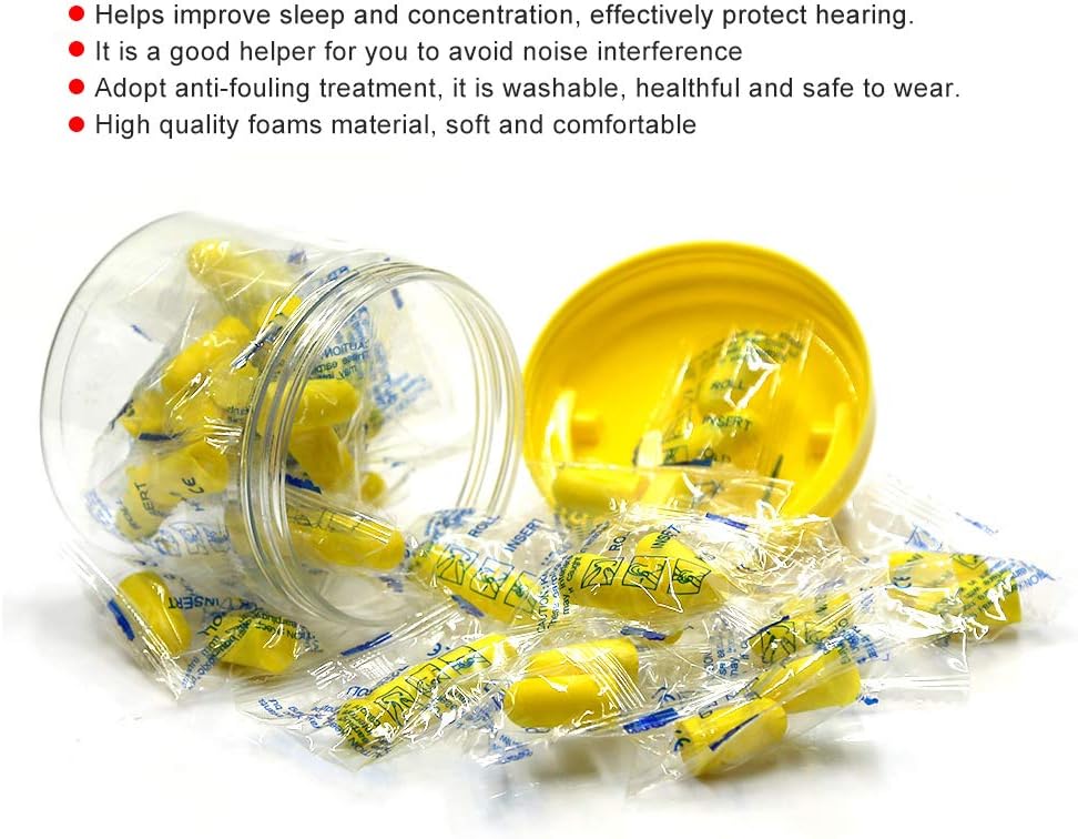 30 Pair of Noise Reduction Earplugs,Ear Plug Protector for Sleeping Learning,Noise Cancelling Ear Plugs,Foams Material,Washable - Image 4