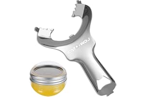 CATO-WDJ Mason Jar Opener with No Lid Dents or Damage,Multi-Purpose for Bottle Opener and Various Lids Canning Jar Opener,Eas