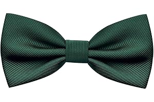 BEWDIO Bow Ties for Boys Pre Tied Toddler Bow Tie Adjustable Kids Bowtie Clip On Baby Bowties for Wedding Party