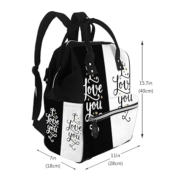 black and gold baby changing bag