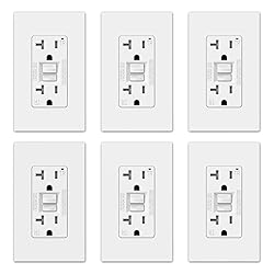 ELEGRP GFCI Outlet 20 Amp, Self-Test GFI Electrical