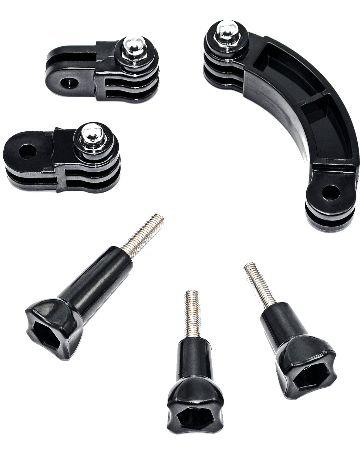 Goliton® 90 Degree Rotating Extension Arms Mount Drilling Screw for GoPro Hero2 Hero3 Camera