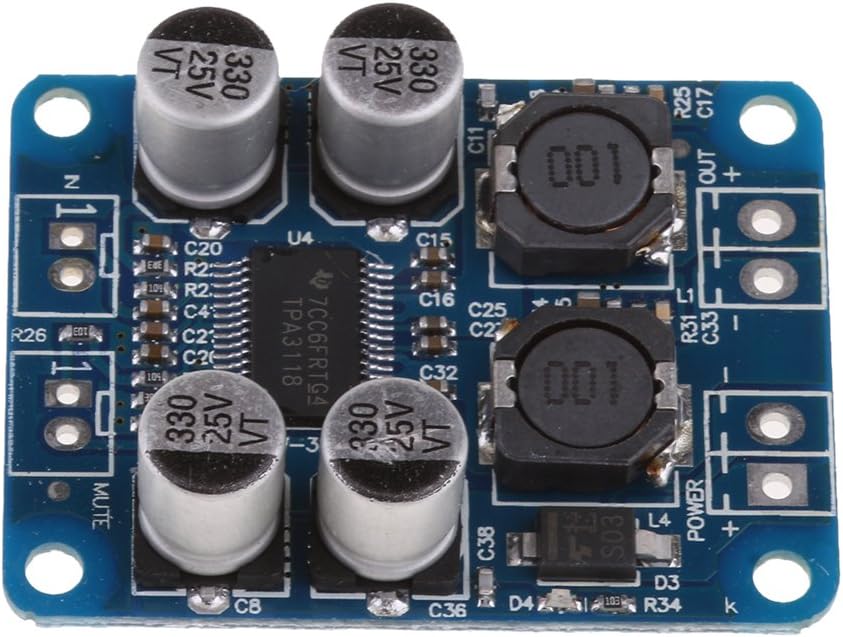 TPA3118 PBTL Mono Digital Amplifier Board 60W Audio Amazon.co.uk