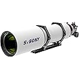 SVBONY SV550 APO Telescope, 122mm F7 Triplet Apochromatic Refractor Telescope, Professional Astronomical Telescope with 300mm Versatile V-Style Dovetail for Astrophotography and Visual with Bag