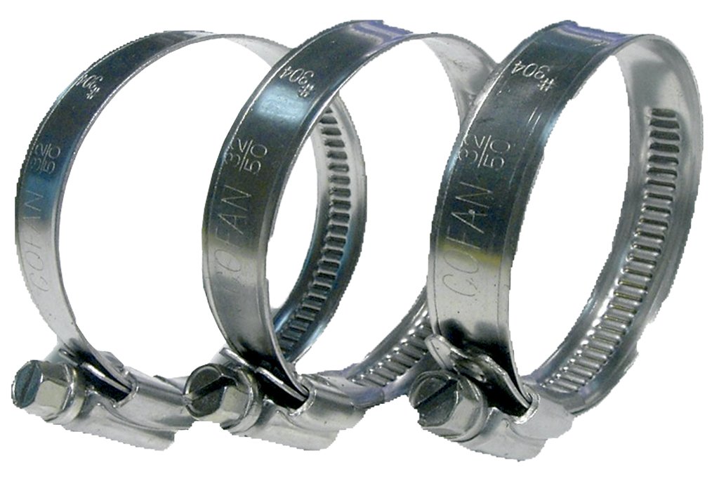 Cofan 08075070 100 pcs Stainless Steel A-2 metal clamp, band 9 mm 50-70 mm 50-70, Set of 100 Pieces