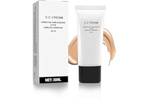 NVLEPTAP CC Cream SPF 43 - Self-Adjusting, Moisturizing & Brightening for Mature Skin, Natural Color, Primer & Concealer