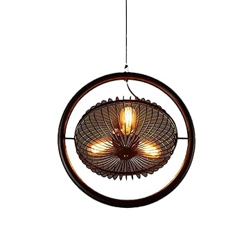 Chandelier Ceiling Fan Chandelier Industrial Retro Wrought Iron