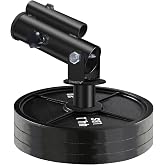 Arazooyi T Bar Row Landmine Attachment for 1" 2" Olympic Barbell Bars, 360&deg; Swivel Landmine Base for Back or Full-Body Workout Home Gym Equipment