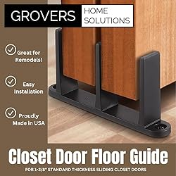 3-Pack Sliding Closet Door Floor Guide Bracket