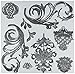 Prima Marketing Iron Orchid Designs Decor Clear Stamps-Renaissance, 12