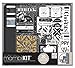 me & my BIG ideas Scrapbooking Box Kit, Black and White, Neutral Memories, 12-Inch by 12-Inch