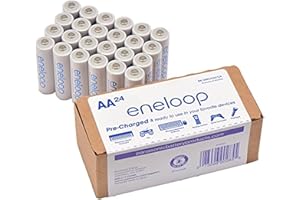 Panasonic BK-3MCA24/CA eneloop AA 2100 Cycle Ni-MH Pre-Charged Rechargeable Batteries 24 Pack