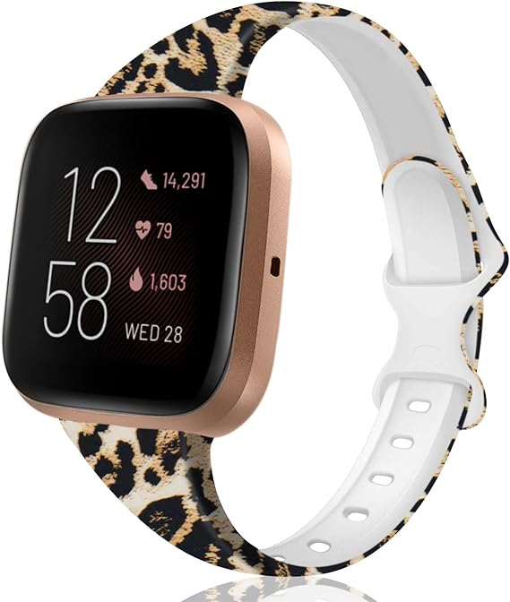 floral fitbit versa band