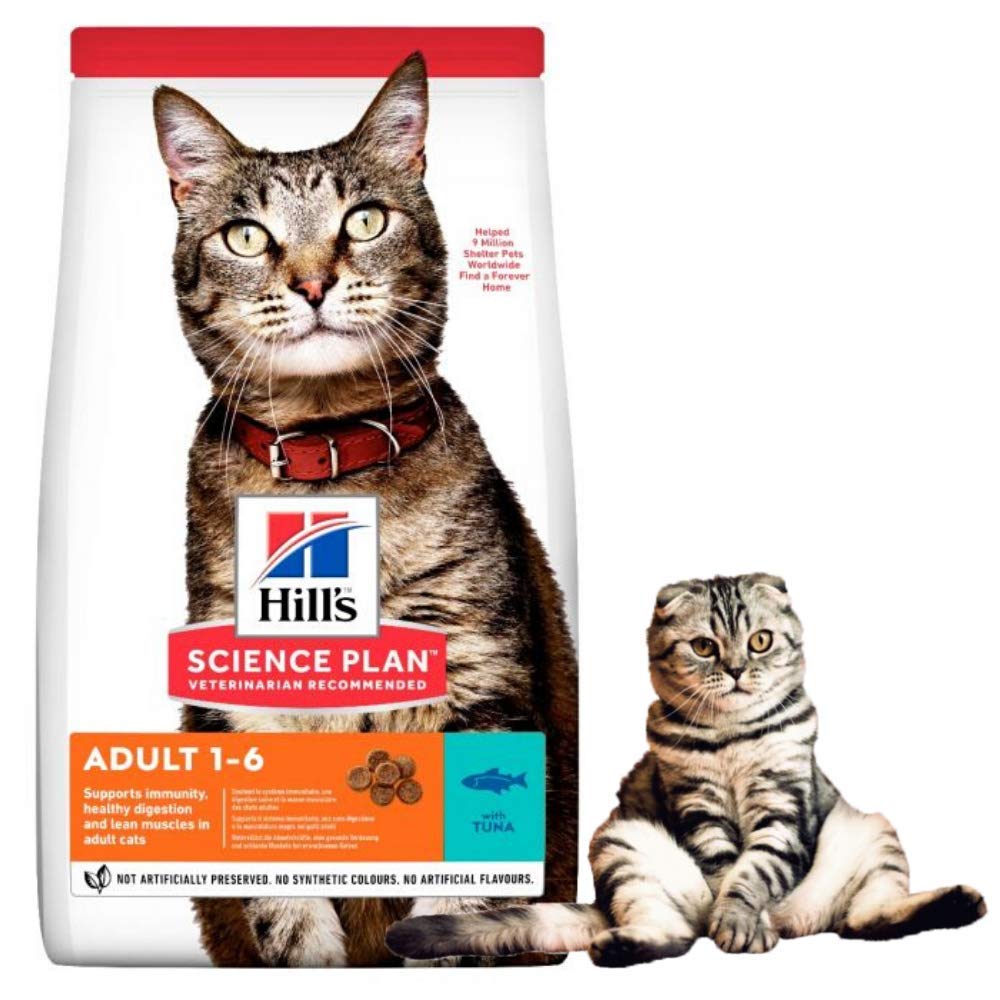 Hills Science Plan Adult Cat Dry Food Tuna Flavour 1.5kg