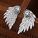 Diamond Pearl Double Ball Front Earrings Vintage Wings Earring