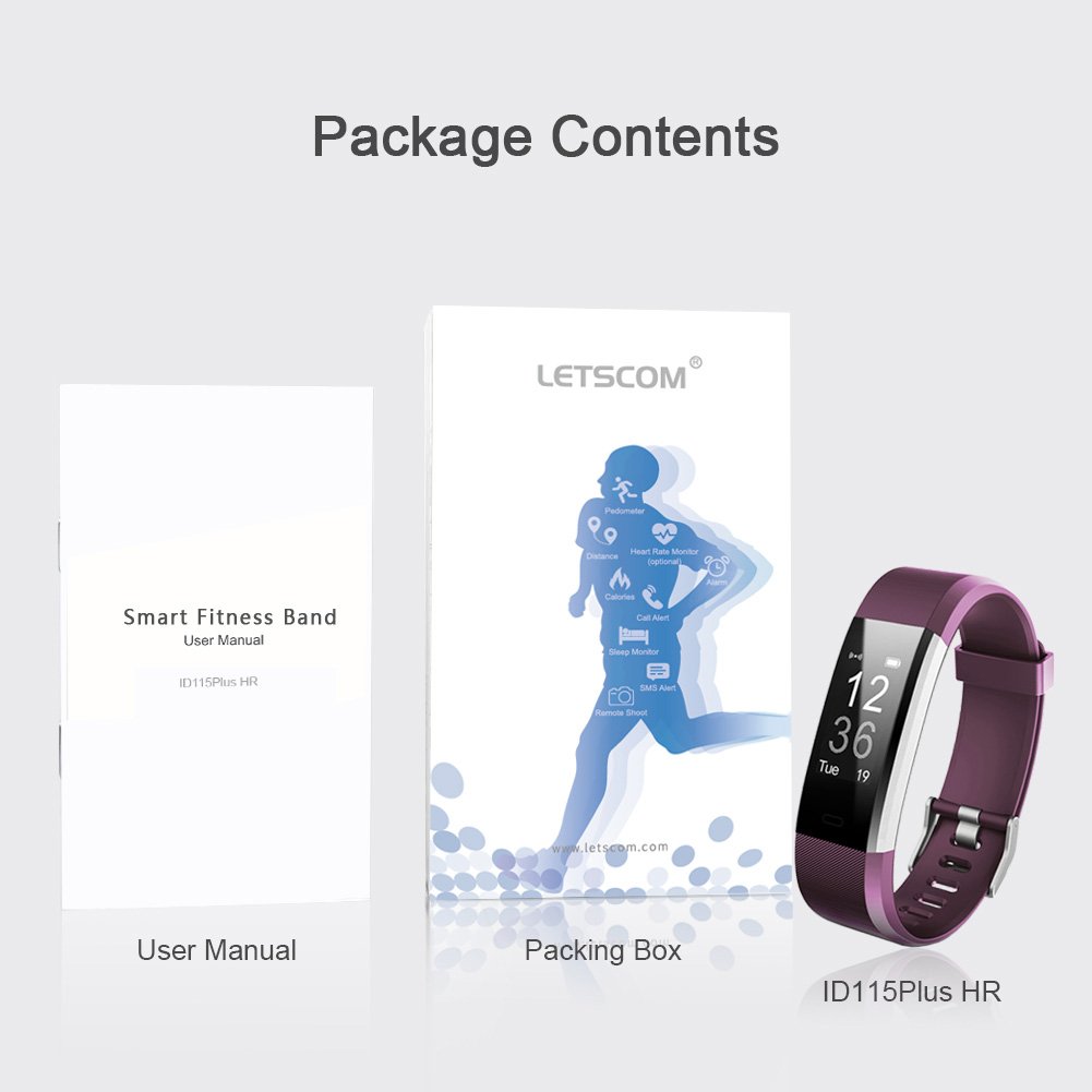 Fitness Tracker HR, Activity Tracker with Heart