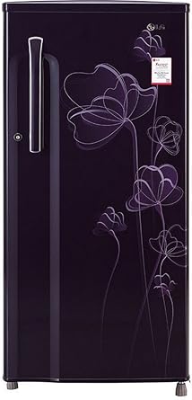 LG 188 L 2 Star Direct Cool Single Door Refrigerator(GL-B191KPHV, Purple Heart)