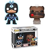 Funko San Diego Comic-Con 2018 Pop! Marvel Teleporting Lockjaw &amp; Black Bolt Vinyl Figure Two Pack