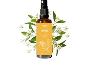 Neroli Room, Linen & Pillow Spray by Aromafume | 100ml / 3.38 fl oz | with Pure Neroli Essential Oil | Aromatherapy Spray for