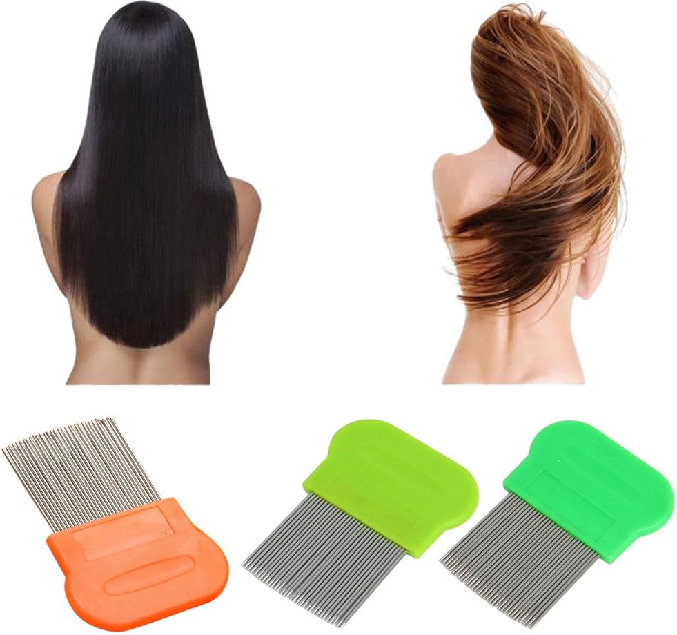 Capsa Hair Lice Comb Brushes Stainless Steel Lice Comb