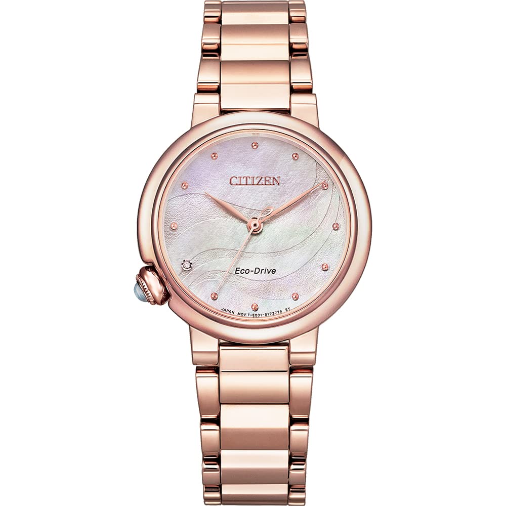 Citizen Women's Analogue Eco-Drive Watch with a Stainless Steel Band