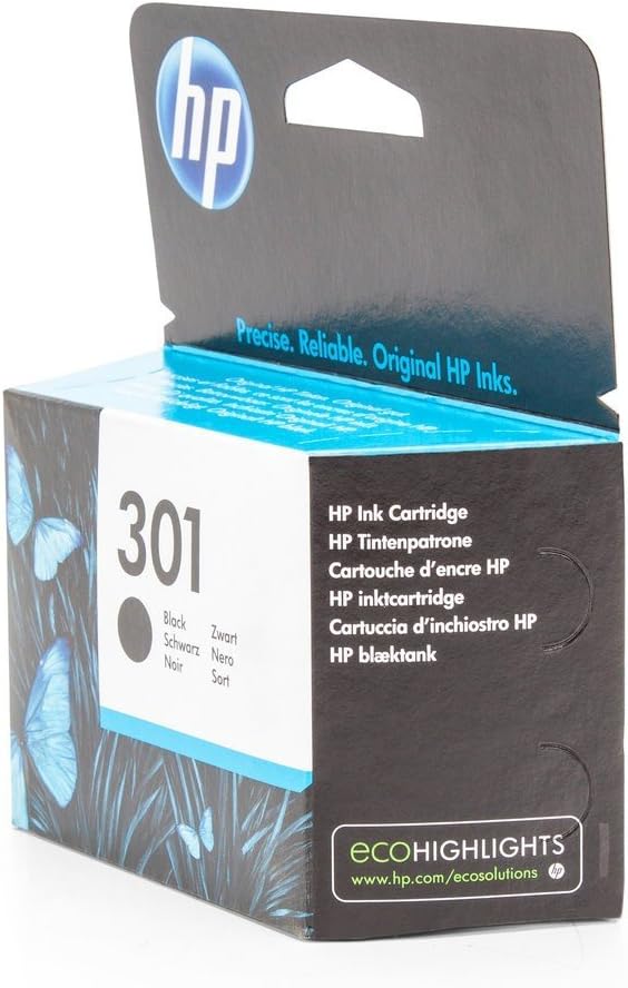 HP 301 Black Original Ink Cartridge Amazon.co.uk Office Products