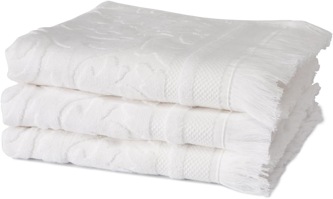 Seepferdchen Badetuch, weiß, 3-teilig: Amazon.de: Küche & Haushalt