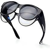 Face Shadow Polarized Sunglasses Fit Over Glasses, Sunglasses for Women to Go Over Glasses UV Protection Lightweight