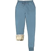 Yeokou Women's Warm Sherpa Lined Athletic Sweatpants Jogger Fleece Pants