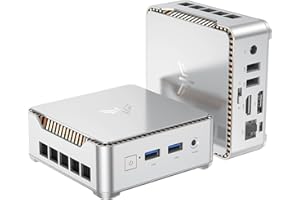 KAMRUI Pinova P2 Mini PC, AMD Ryzen 4300U(Beats 3500U/3300U/N150/N95,Up to 3.7 GHz) Mini Computers, 16GB RAM 512GB SSD Mini D