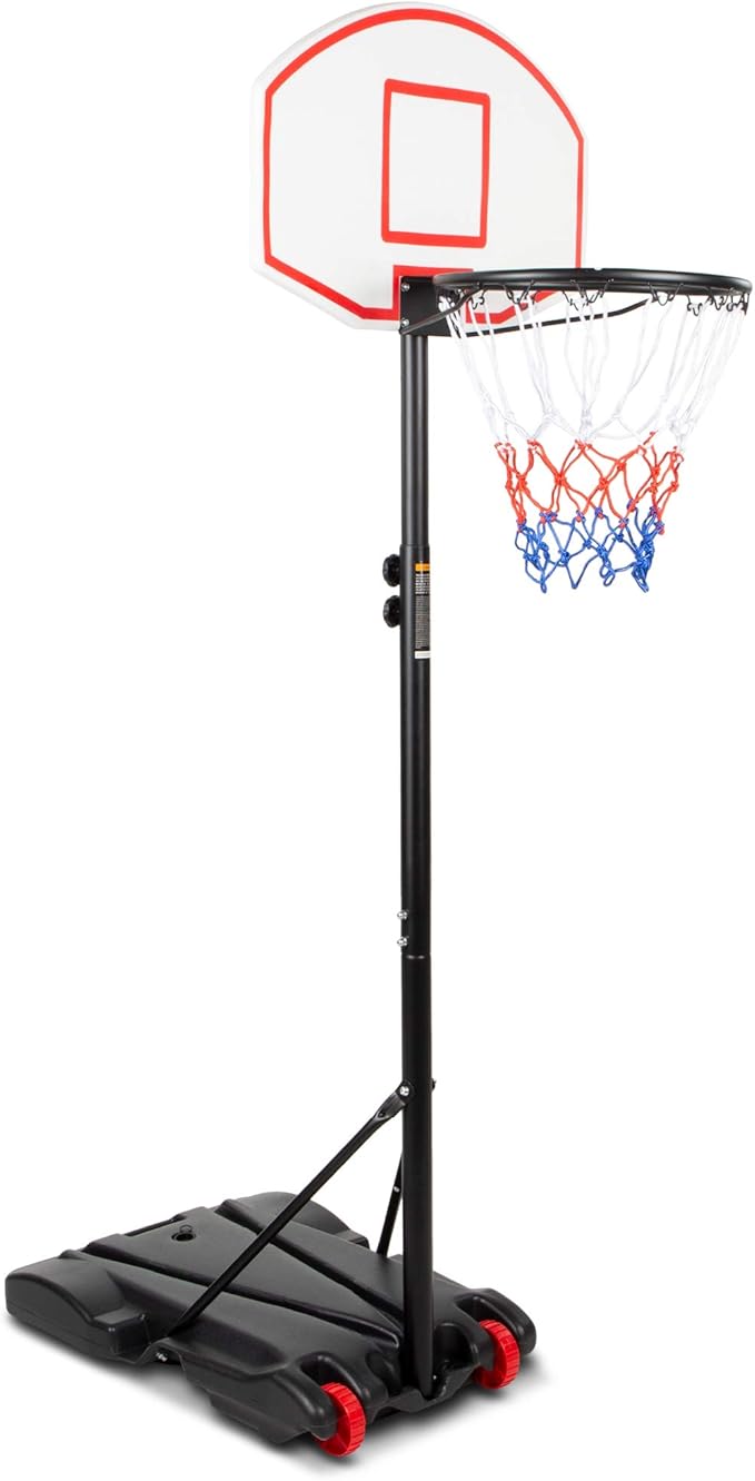 with Basketball Bodywell Portable Basketball Hoop for Kids Basketball