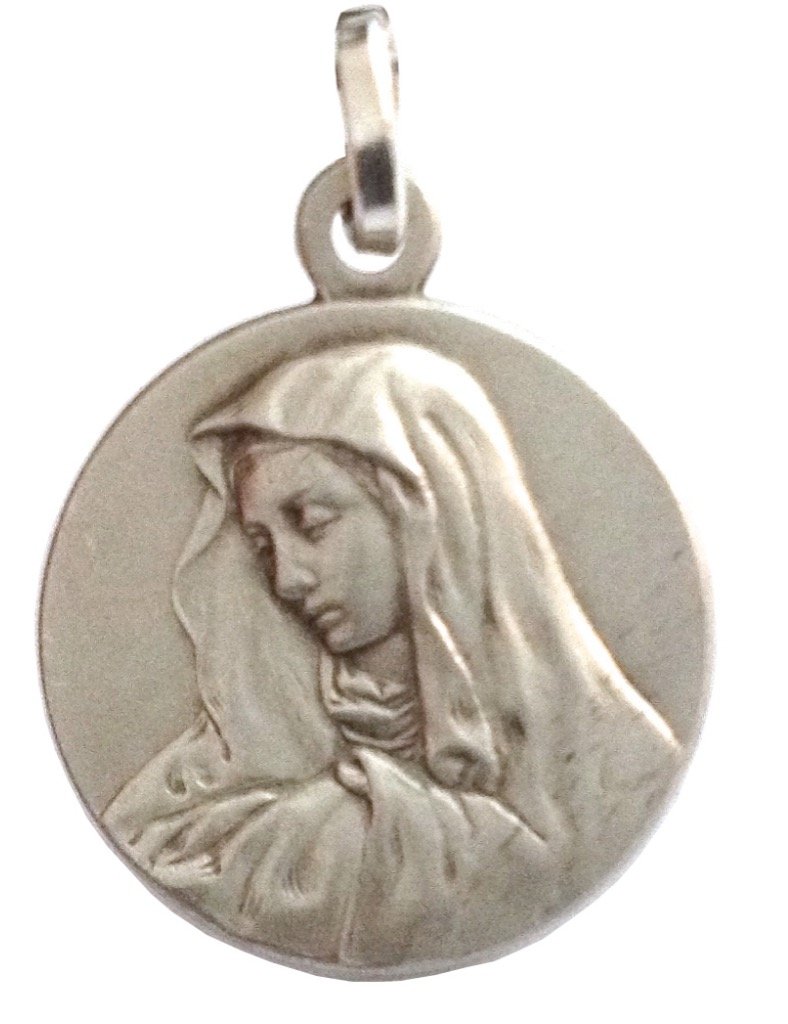 I G J 925 Sterling Silver Our Lady of Sorrow Medal (Mater Dolorosa)