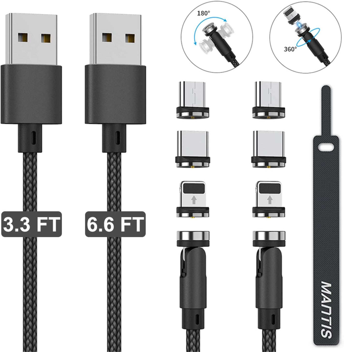 Charging Cable, 3 in 1 Phone Charger