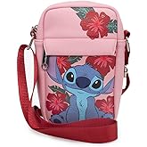 Disney Bag, Crossbody, Lilo, Stitch Sweet Smiling Pose, Vegan Leather
