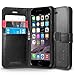 Spigen Wallet S iPhone 6 Case with Foldable Cover and Kickstand Feature for iPhone 6S / iPhone 6 - Black