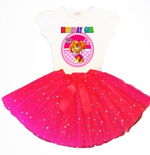 paw patrol 4th birthday outfit girl