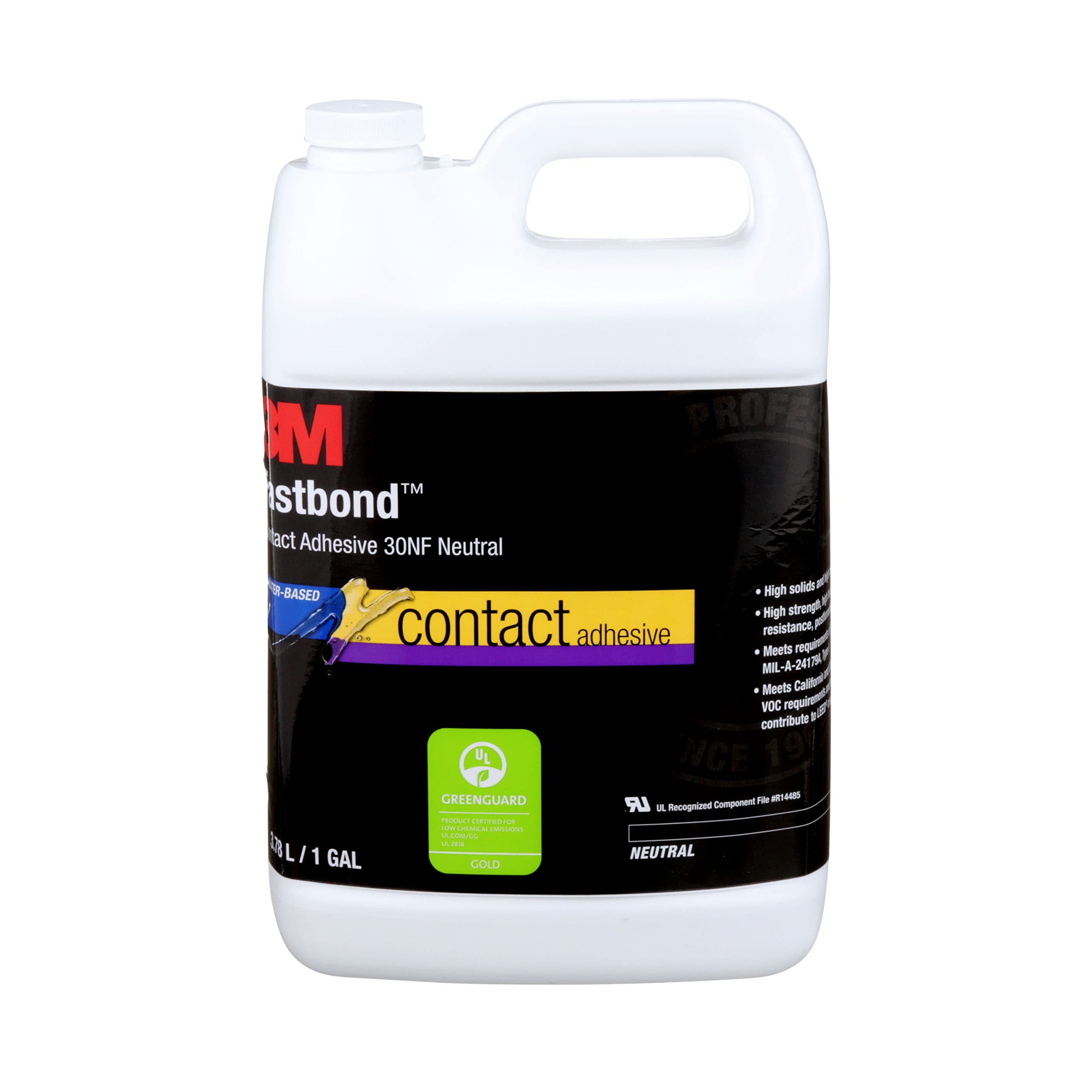 Photo 1 of 3M Fastbond Contact Adhesive 30NF, Neutral