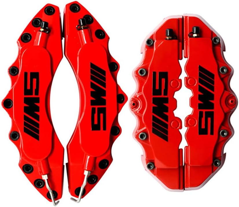 Leadchange 4x Customized Red Caliper Cover Black M5 Label For BMW Cars Class 1 3 5 X1 X3 X5 M M3 M5 Brake Styling Decoration Kit Multi-color 4pcs/lot