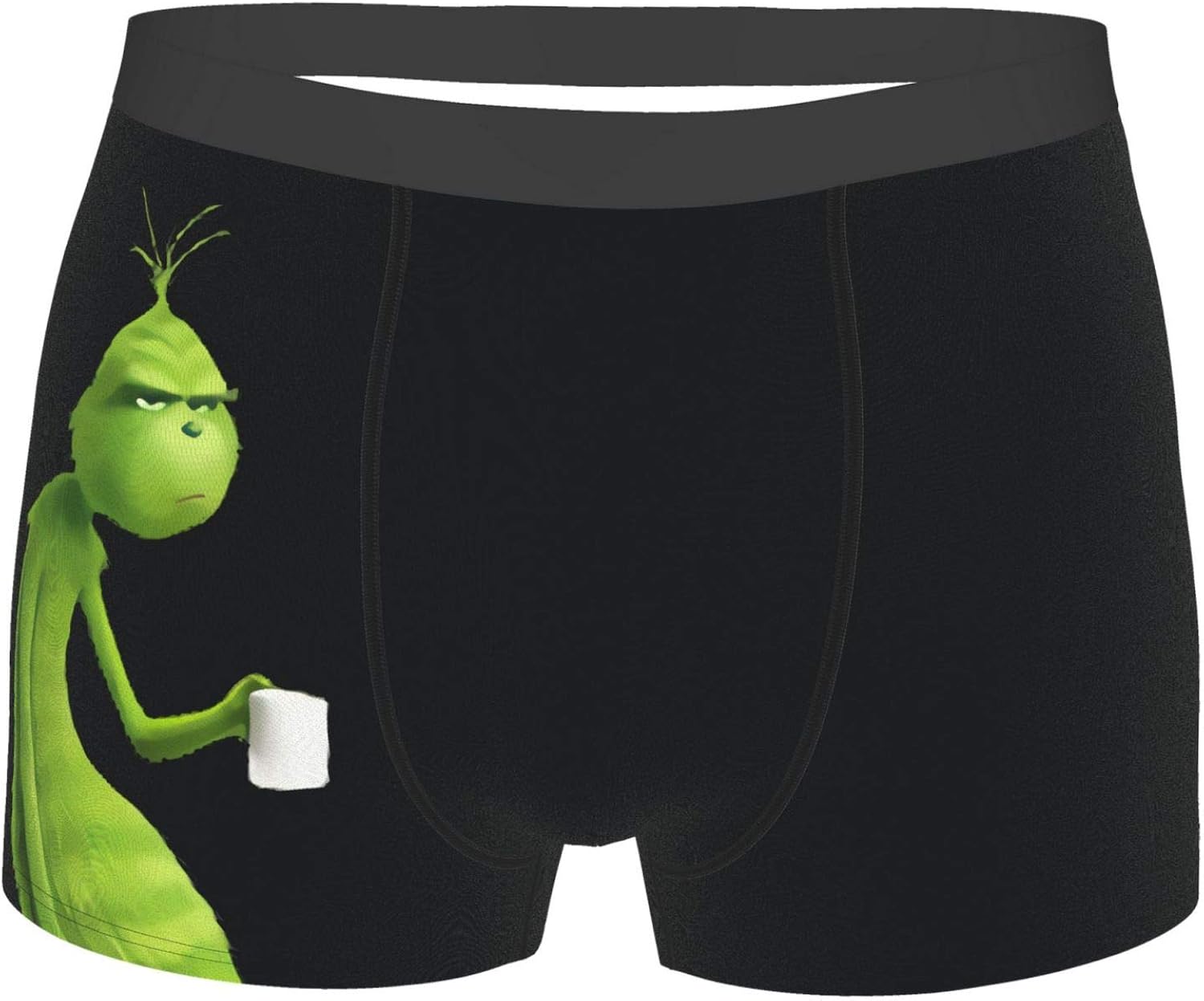 Green Hair Monster/Dr. Seuss' The Grinch Men'S Boxer Briefs Stretch