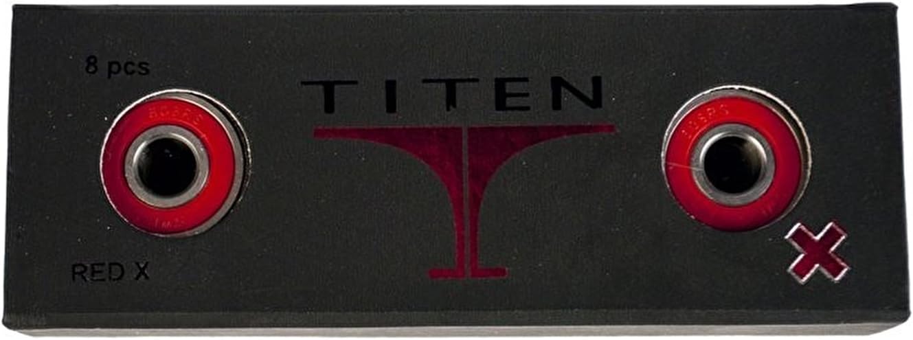Titen Red X Swiss Skate Bearings 2016 - 20-BTS8