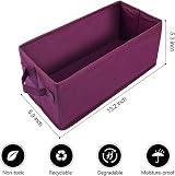 UENTIP CD Storage Boxes Pack of 2 13.2 x 5.9 x 5.3 Black view 2